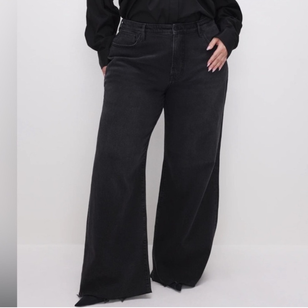 Good American GOOD EASE WIDE LEG Jeans